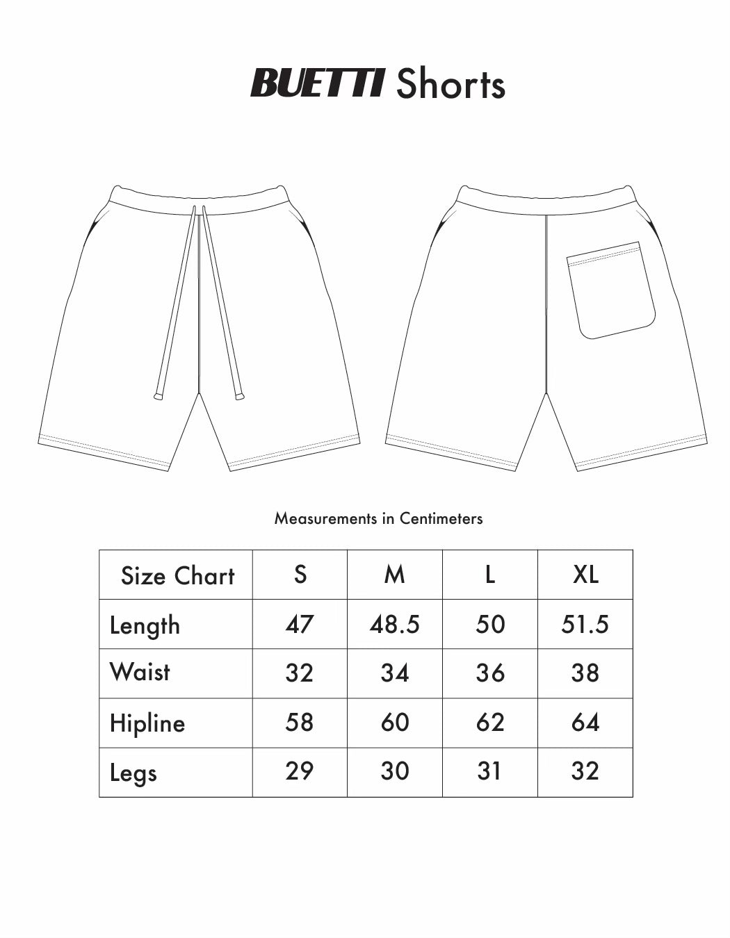 Buetti Stripe Stride shorts