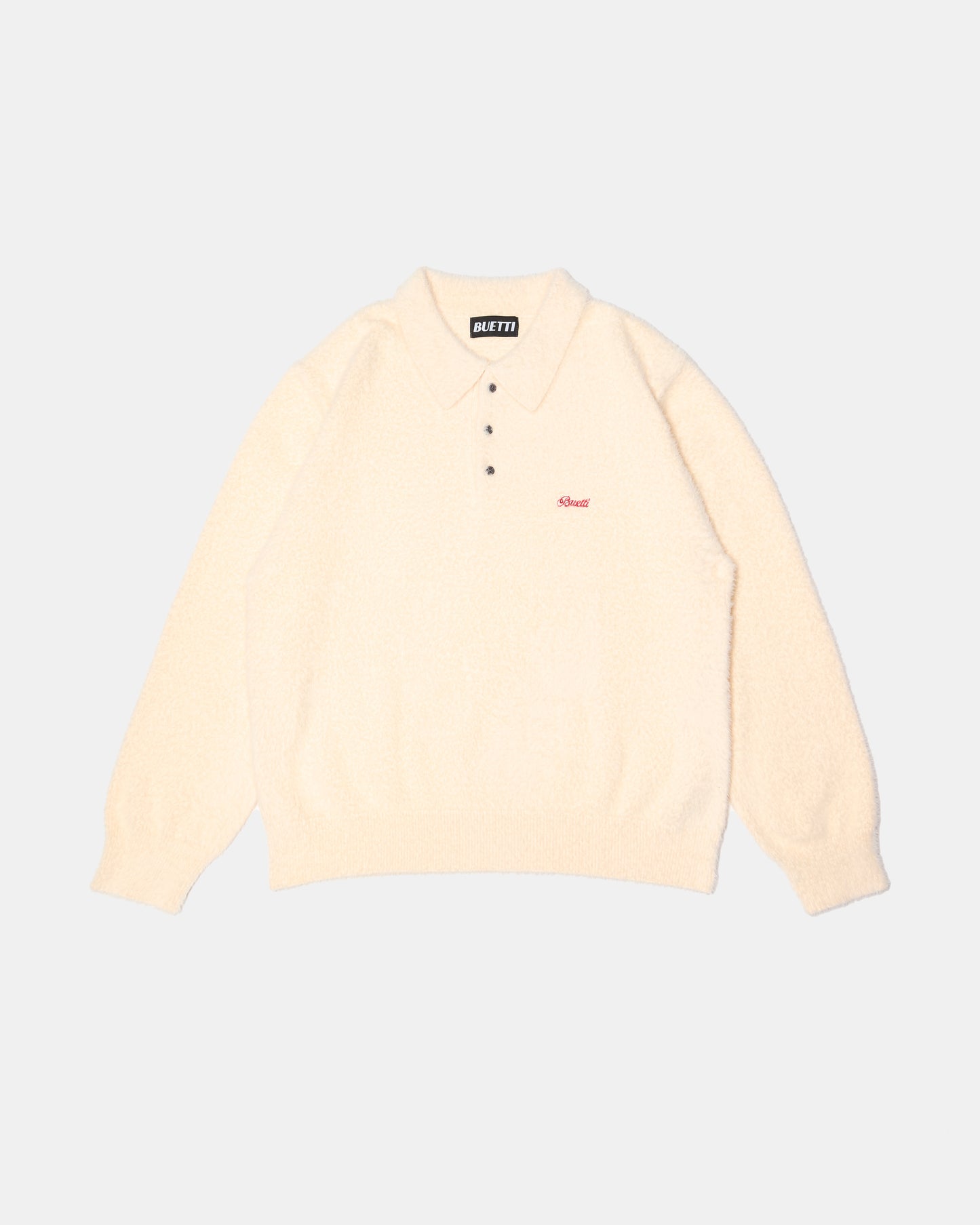 Fuzzy Cream Polo