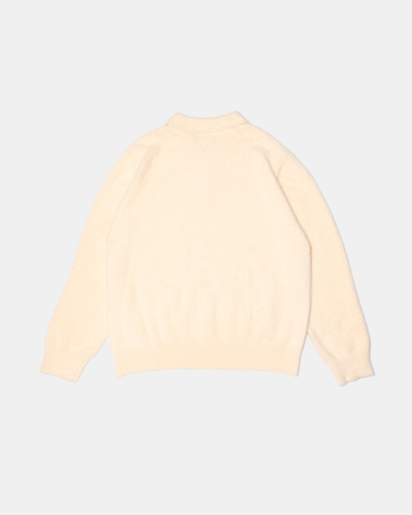 Fuzzy Cream Polo