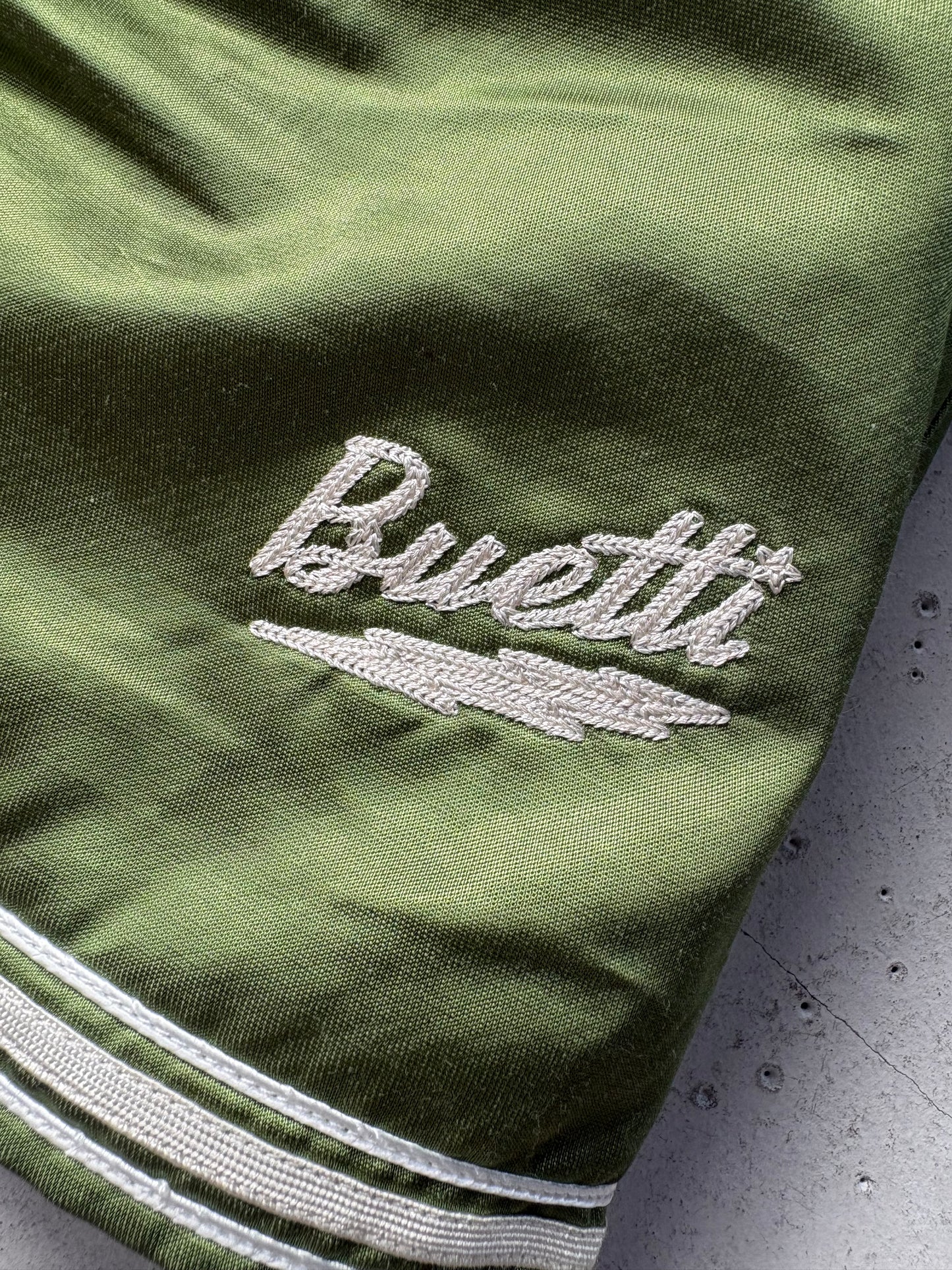 Buetti Varsity Satin Shorts Green