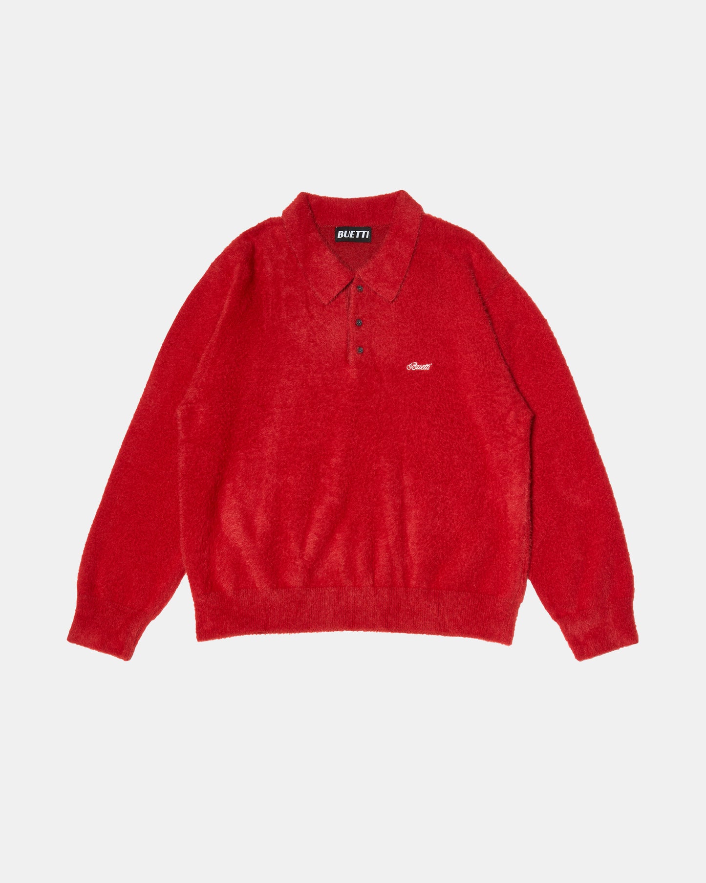 Fuzzy Red Polo