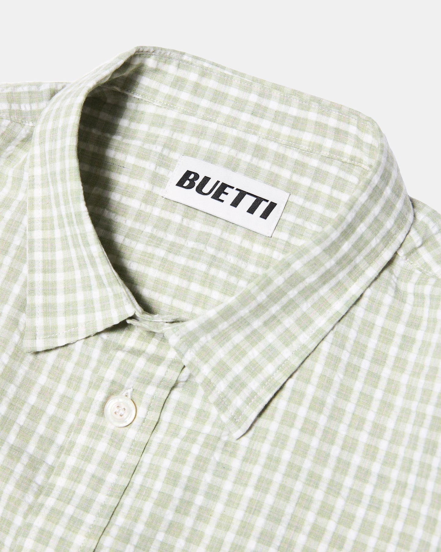 Buetti Gingham CPO Shirt Green