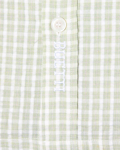 Buetti Gingham CPO Shirt Green