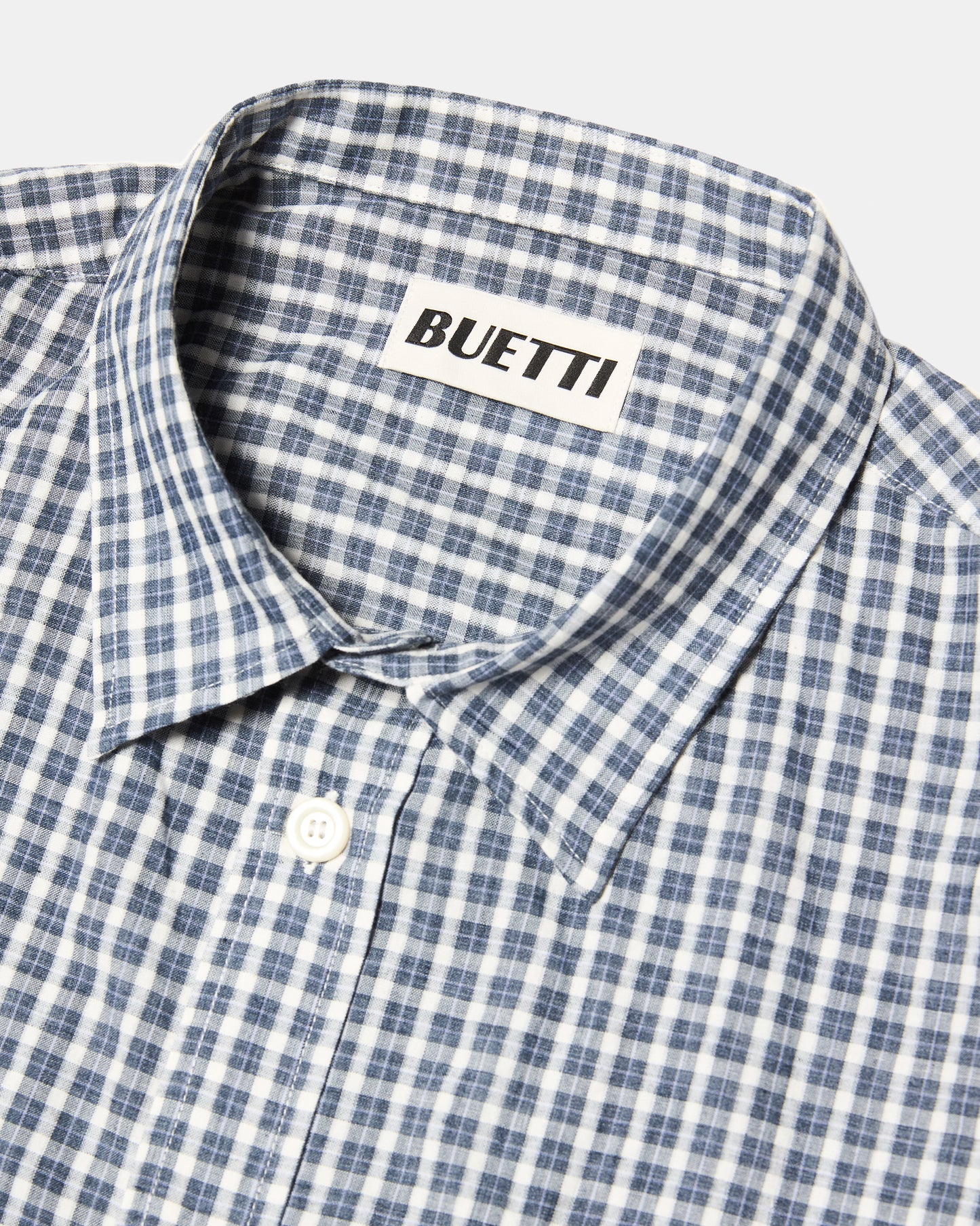 Buetti Gingham CPO Shirt Blue