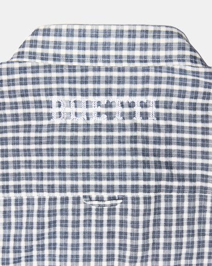 Buetti Gingham CPO Shirt Blue
