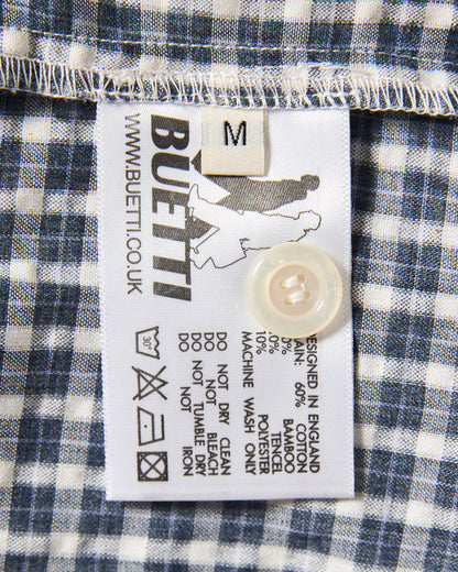 Buetti Gingham CPO Shirt Blue
