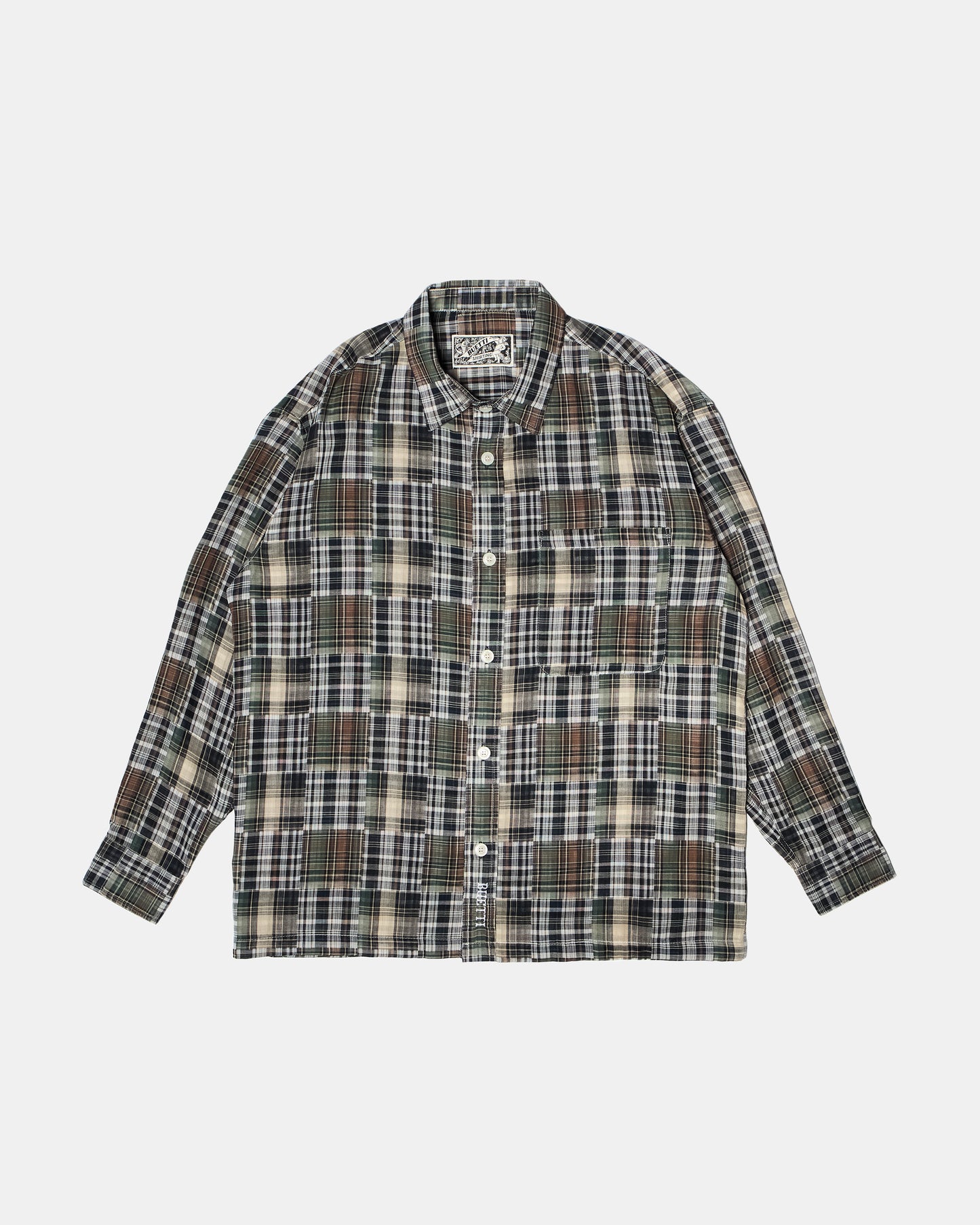Buetti Patchwork Brown Shirt