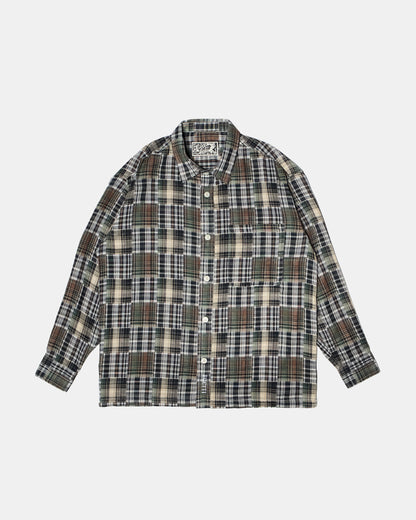 Buetti Patchwork Brown Shirt