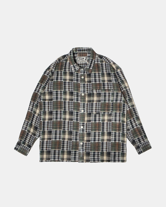 Buetti Patchwork Brown Shirt