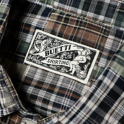 Buetti Patchwork Brown Shirt