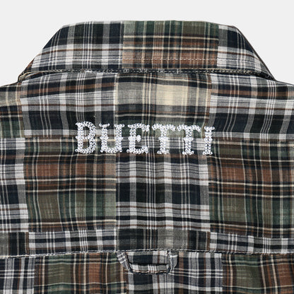 Buetti Patchwork Brown Shirt