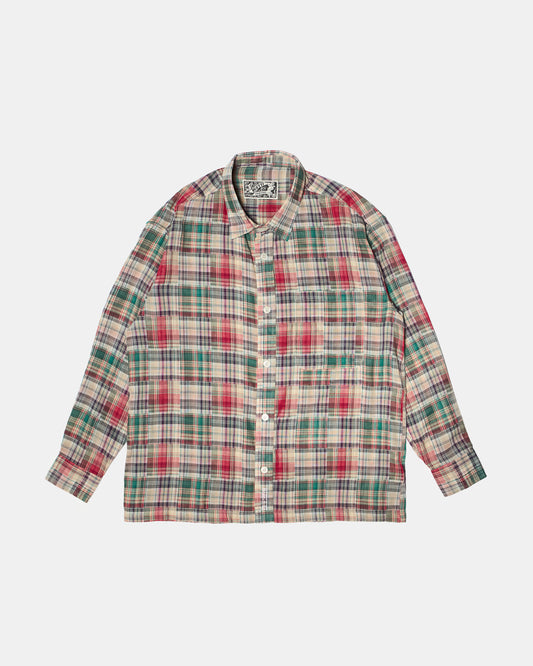 Buetti patchwork red shirt