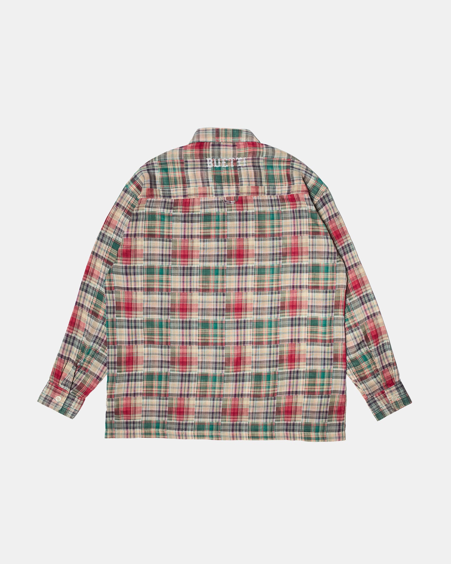 Buetti patchwork red shirt