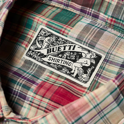 Buetti patchwork red shirt
