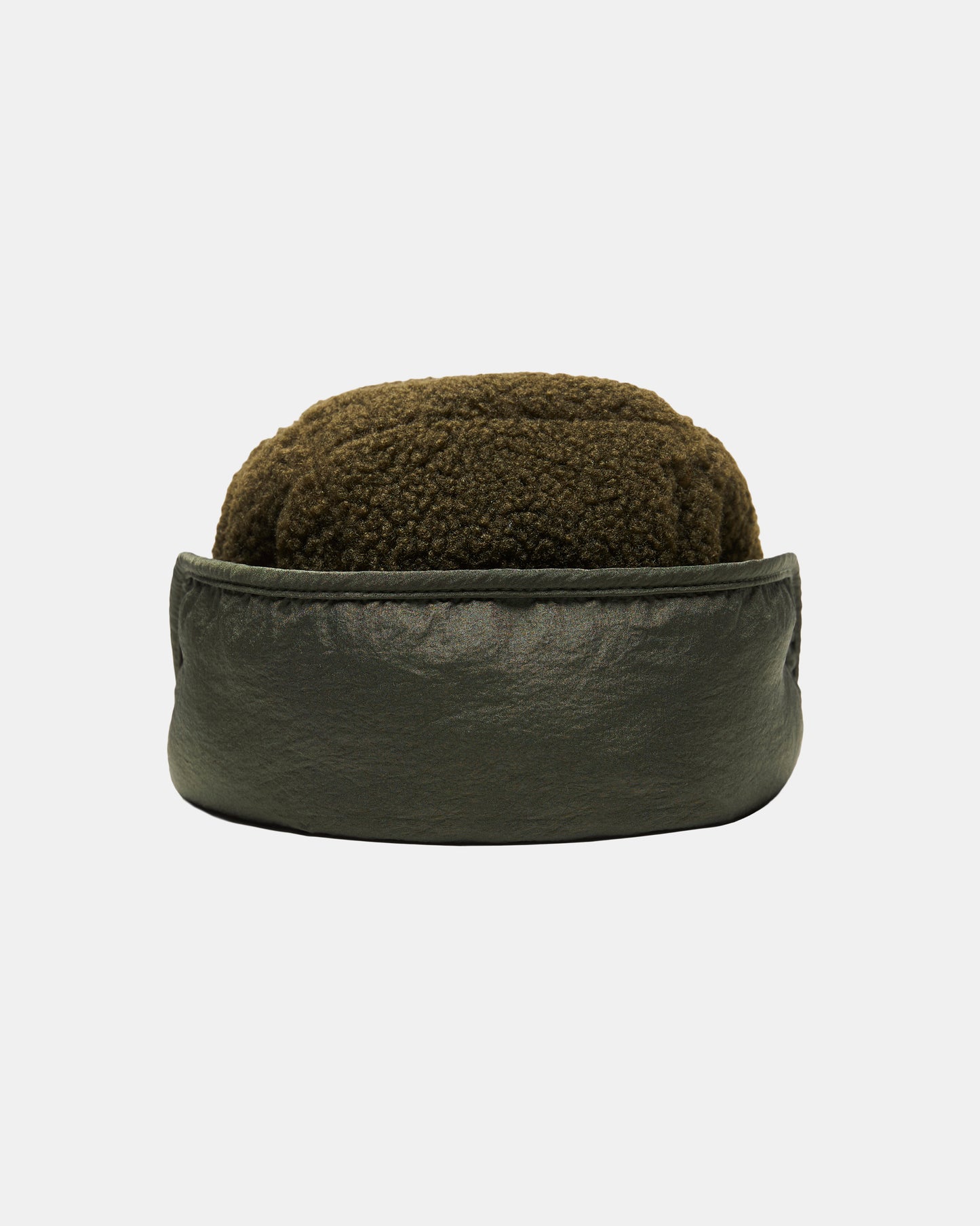 Buetti Downfilled Teddy Fleece Hat Olive