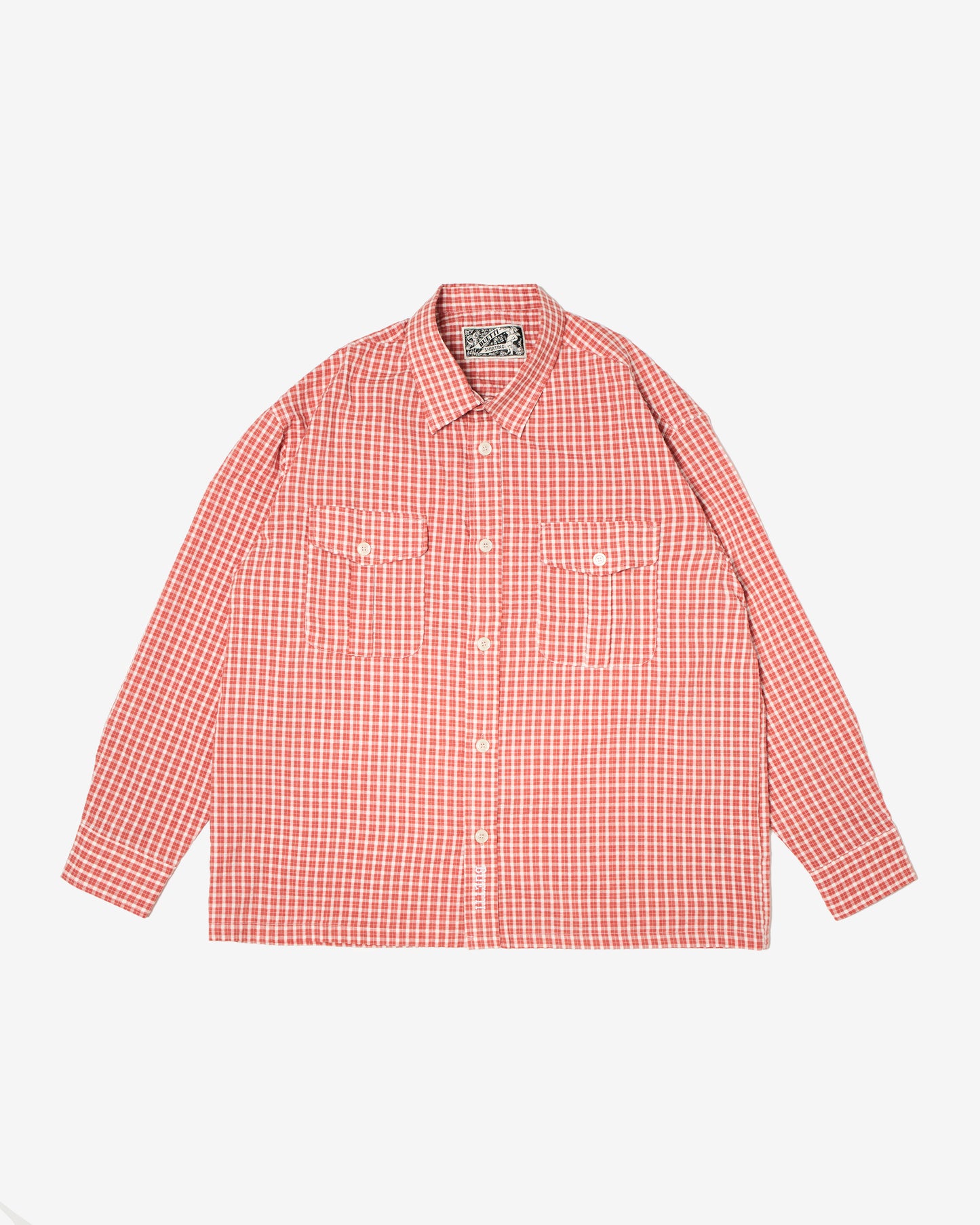 Buetti Gingham CPO Shirt Red