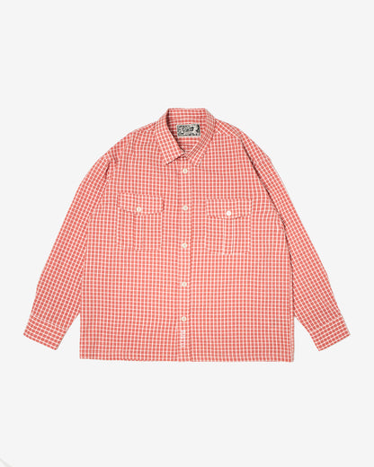 Buetti Gingham CPO Shirt Red
