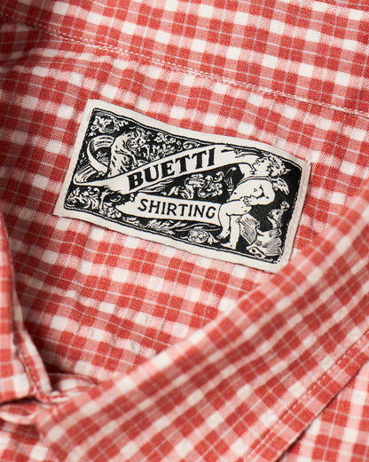 Buetti Gingham CPO Shirt Red