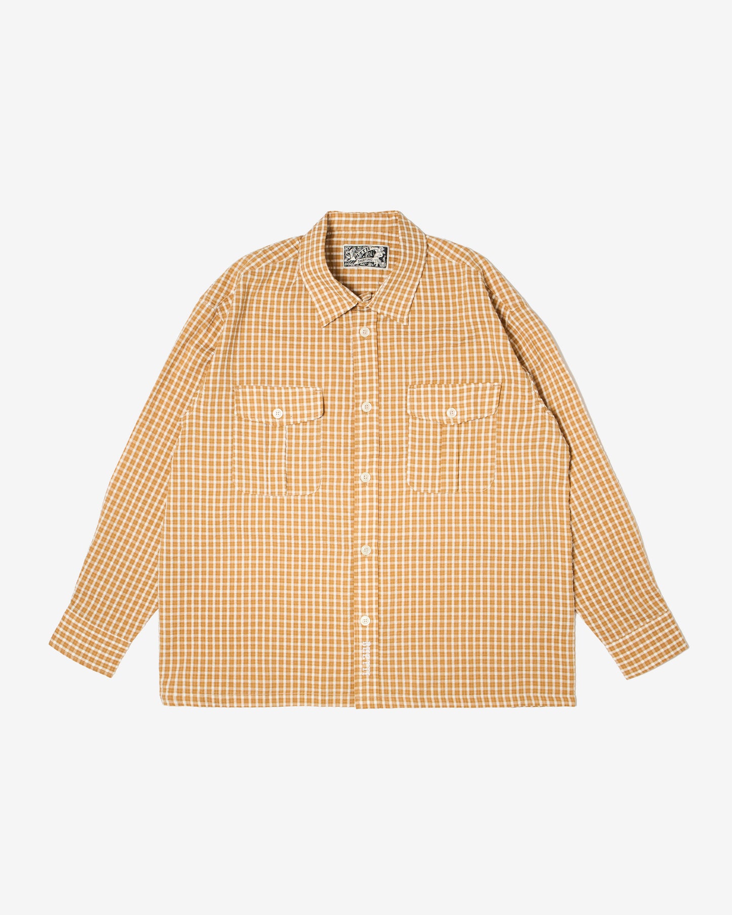Buetti Gingham CPO Shirt Mustard