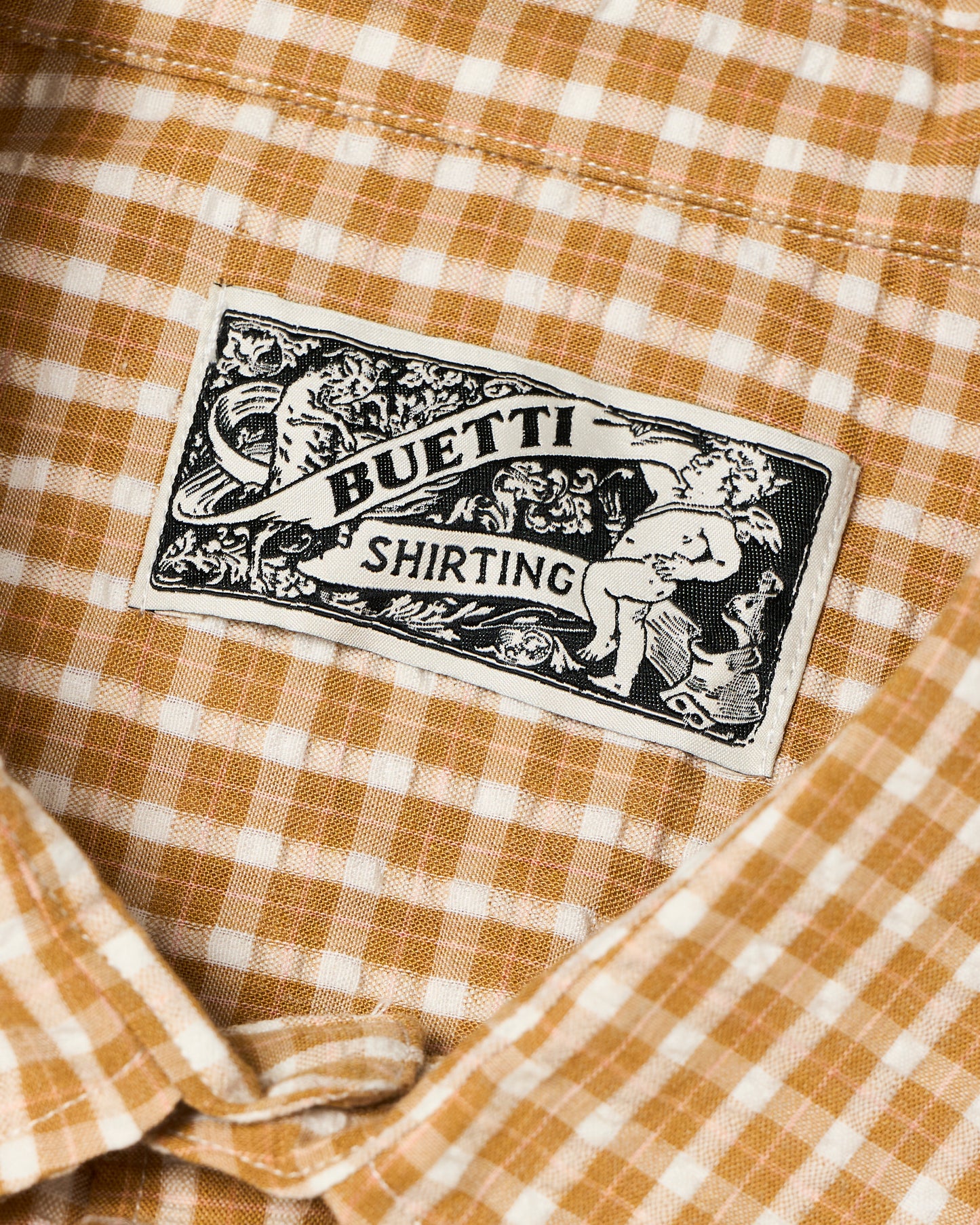 Buetti Gingham CPO Shirt Mustard