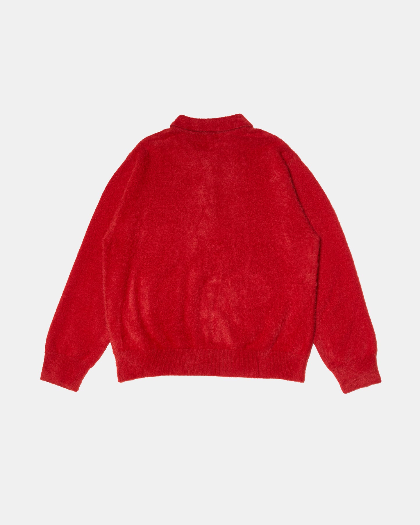 Fuzzy Red Polo