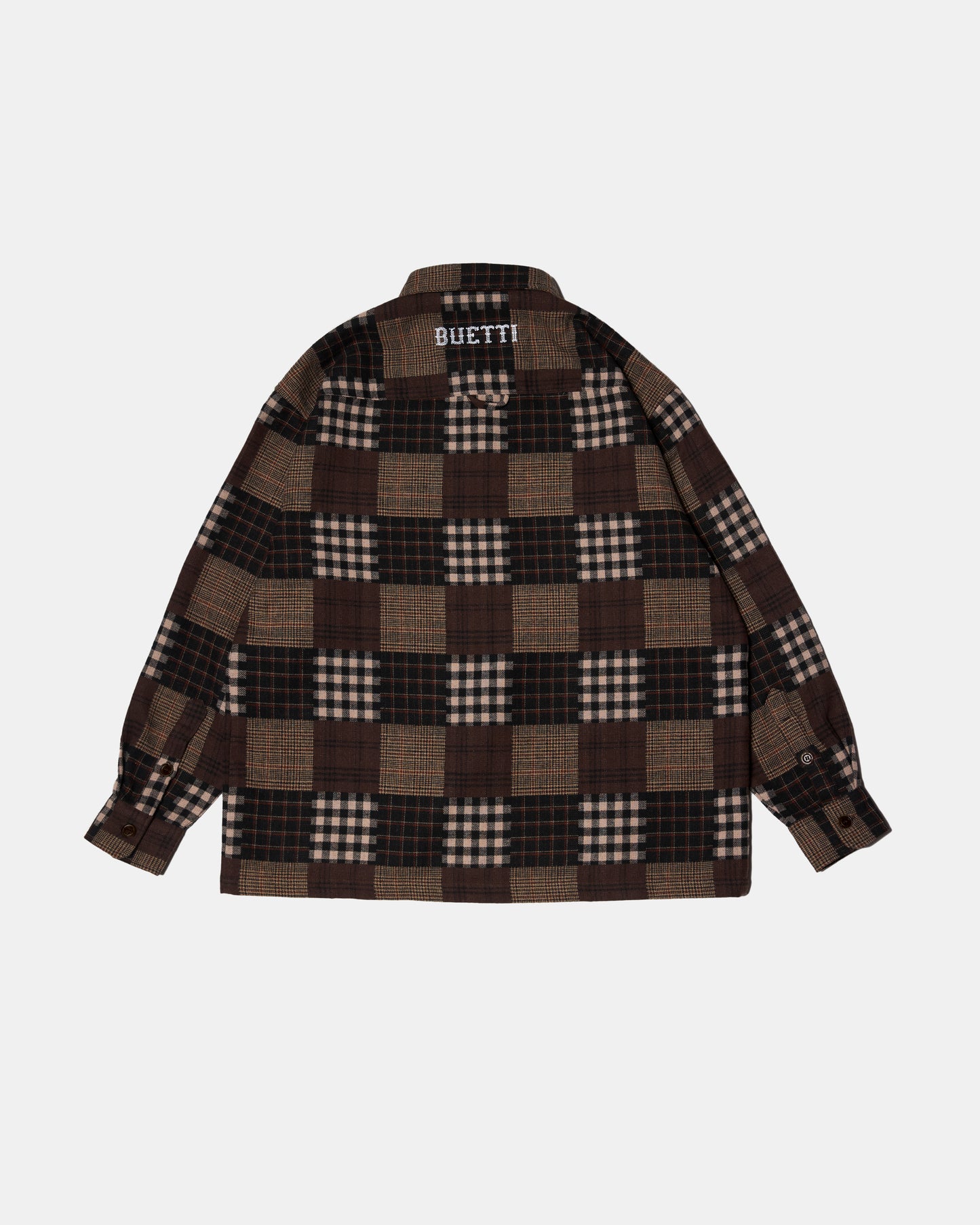Buetti Brown Patchwork Shirt