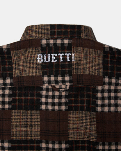 Buetti Brown Patchwork Shirt