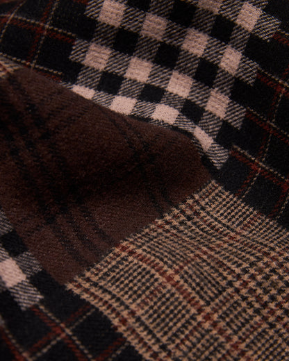 Buetti Brown Patchwork Shirt