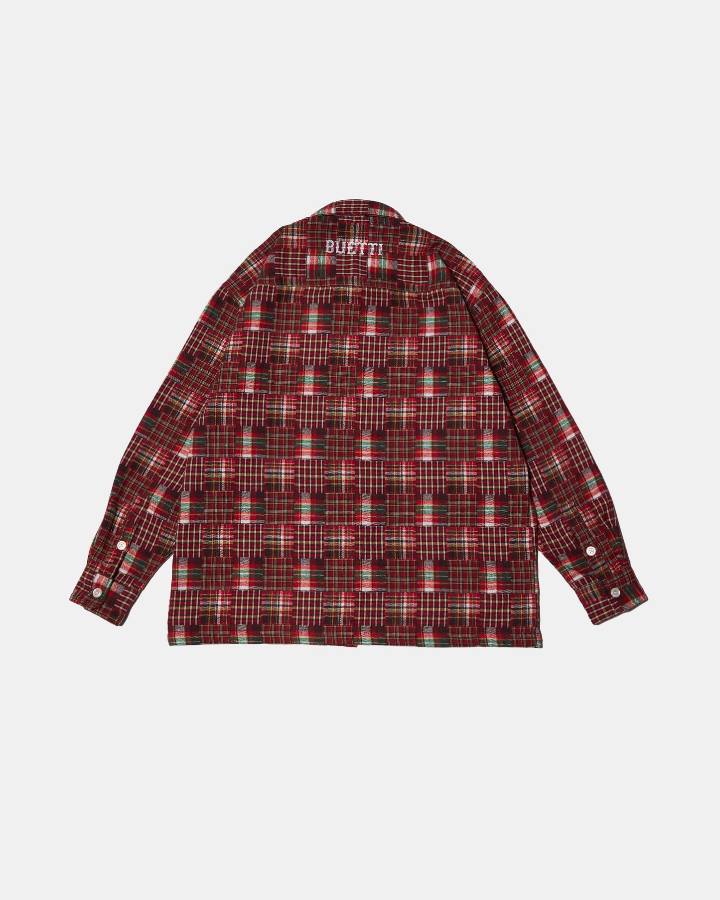Buetti Red Patchwork Shirt