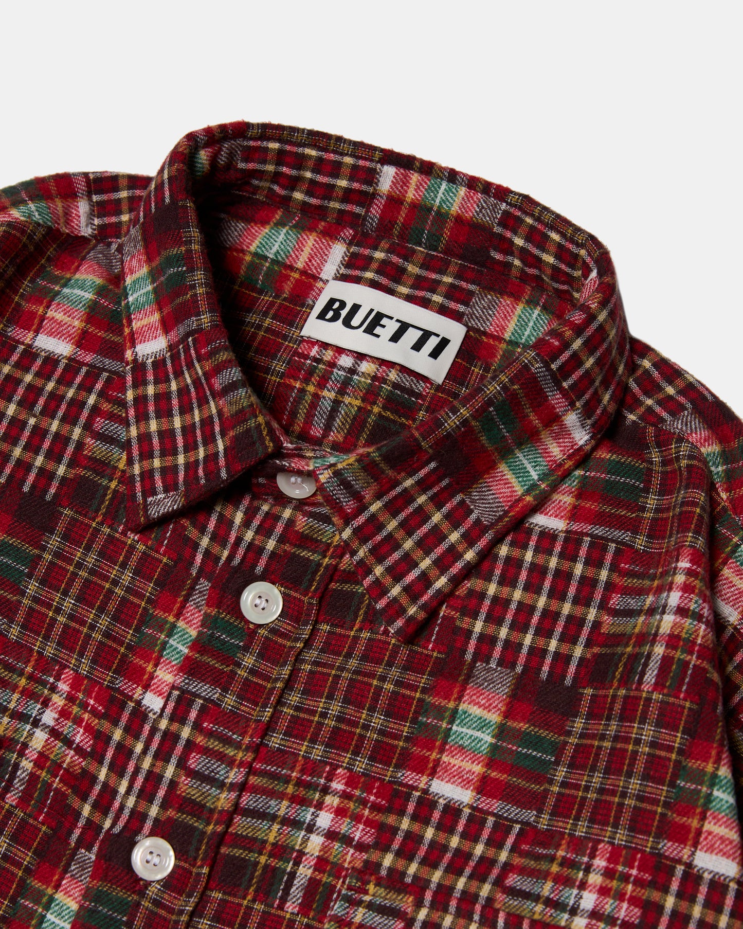 Buetti Red Patchwork Shirt