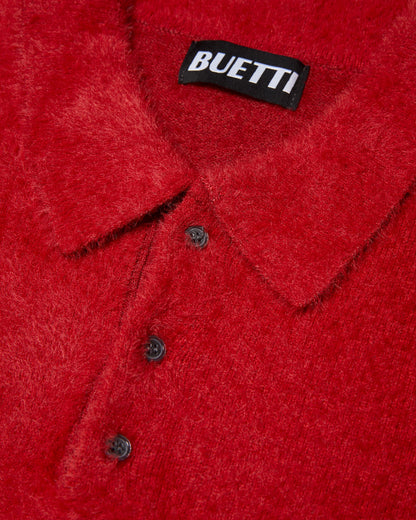 Fuzzy Red Polo