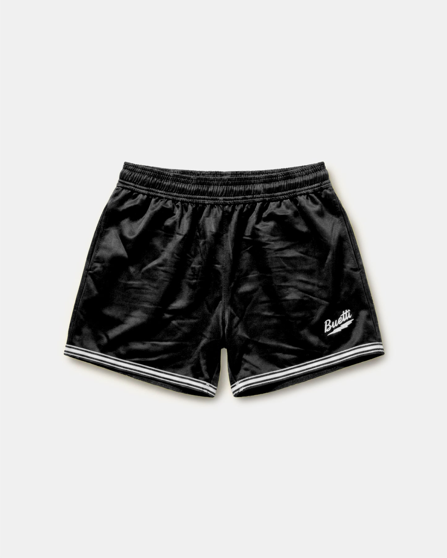 Buetti Varsity Satin Shorts Black