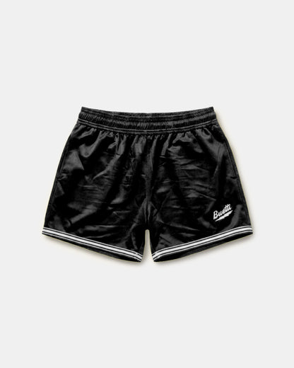 Buetti Varsity Satin Shorts Black