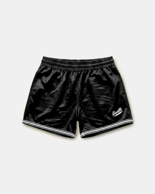 Buetti Varsity Satin Shorts Black