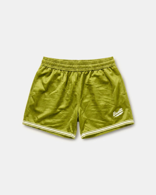 Buetti Varsity Satin Shorts Green